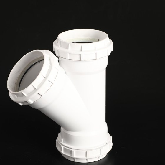 PP加強(qiáng)型柔性螺紋--斜三通